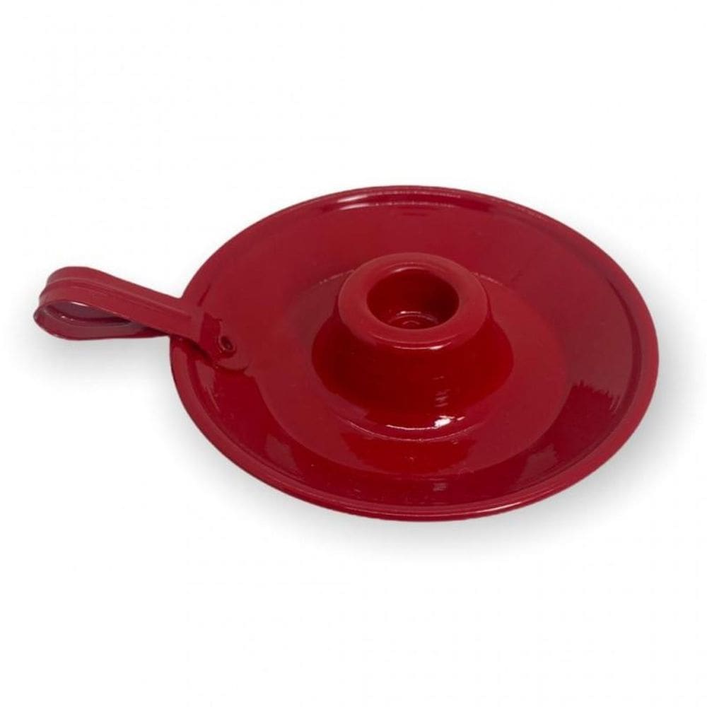 Suporte Para 1 Vela Palito Em Alumínio 10 Cm - Escolha A Cor