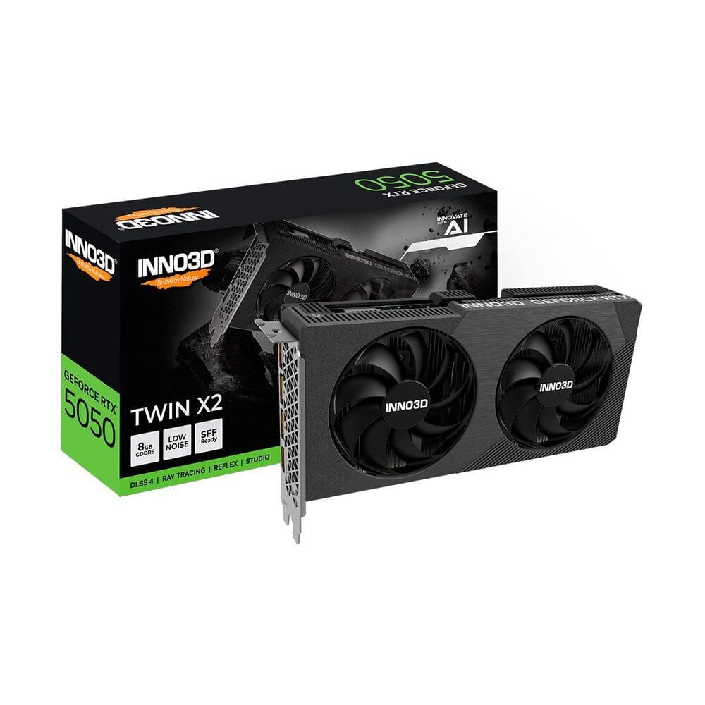 Gpu INNO3D Geforce RTX 5050 TWIN X2 8GB 128BITS GDDR6 N50502-08D6-174071N