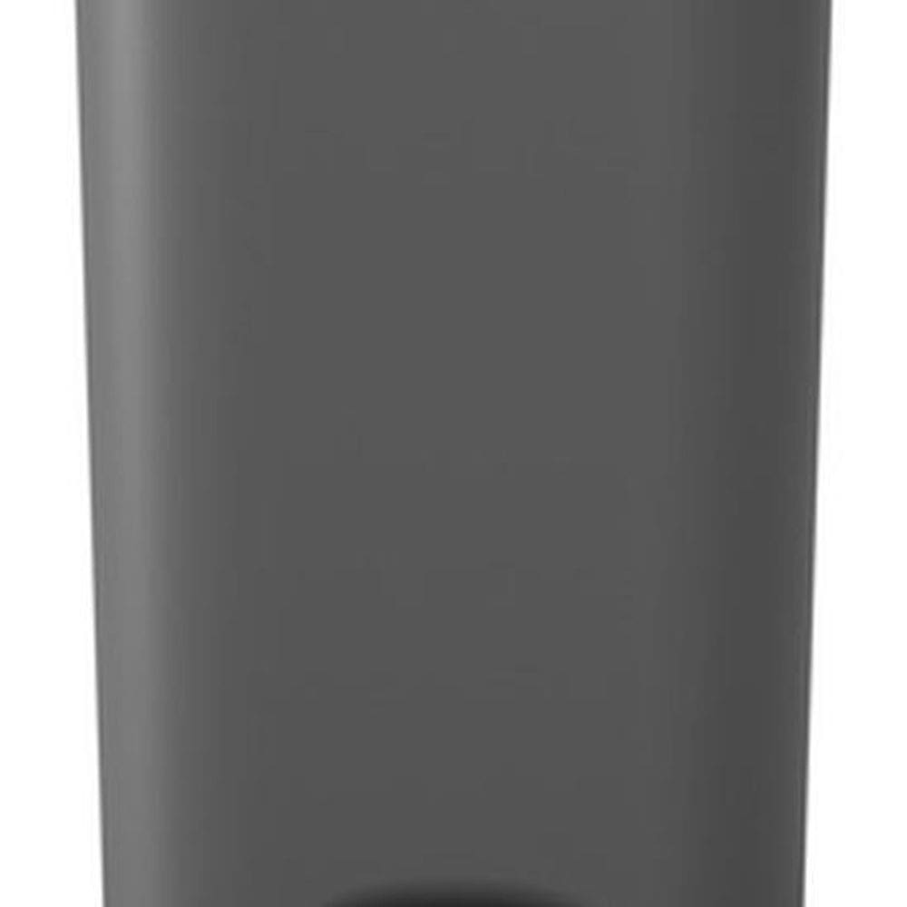 Lixeira De Piso Square Pedal Plástico 20L 42X32X22Cm - Cinza