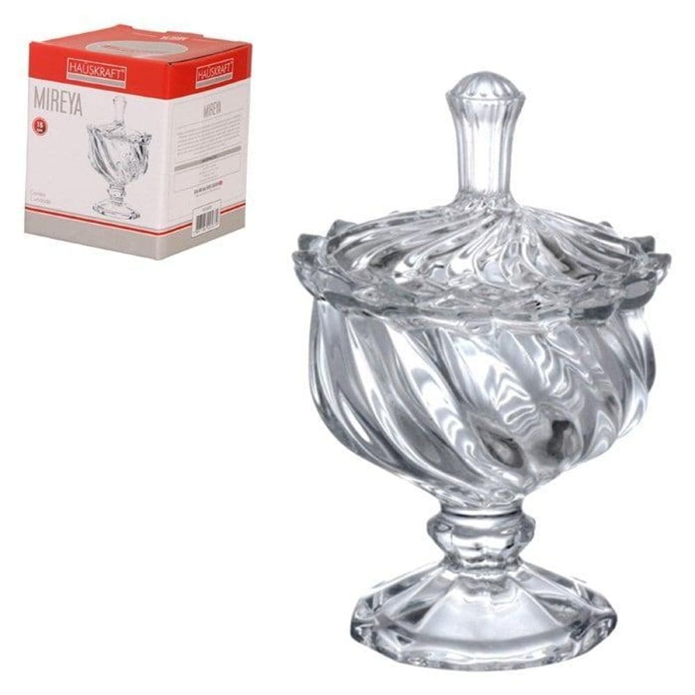 Bomboniere Com Pé Mireya Hauskraft 9,5Cm - Vidro