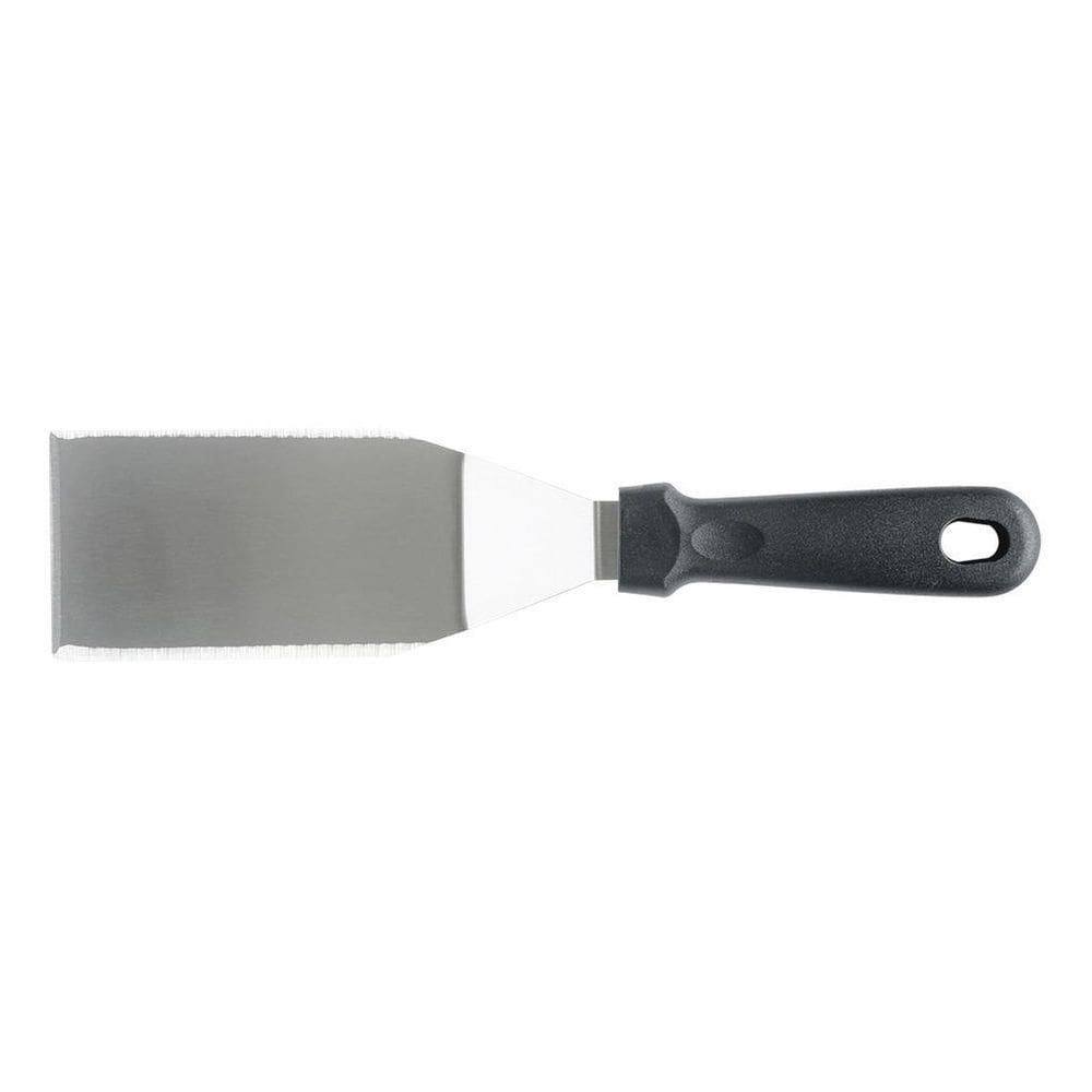 Espátula Curva Em Aço Inox Cabo Preto 6538 Weck