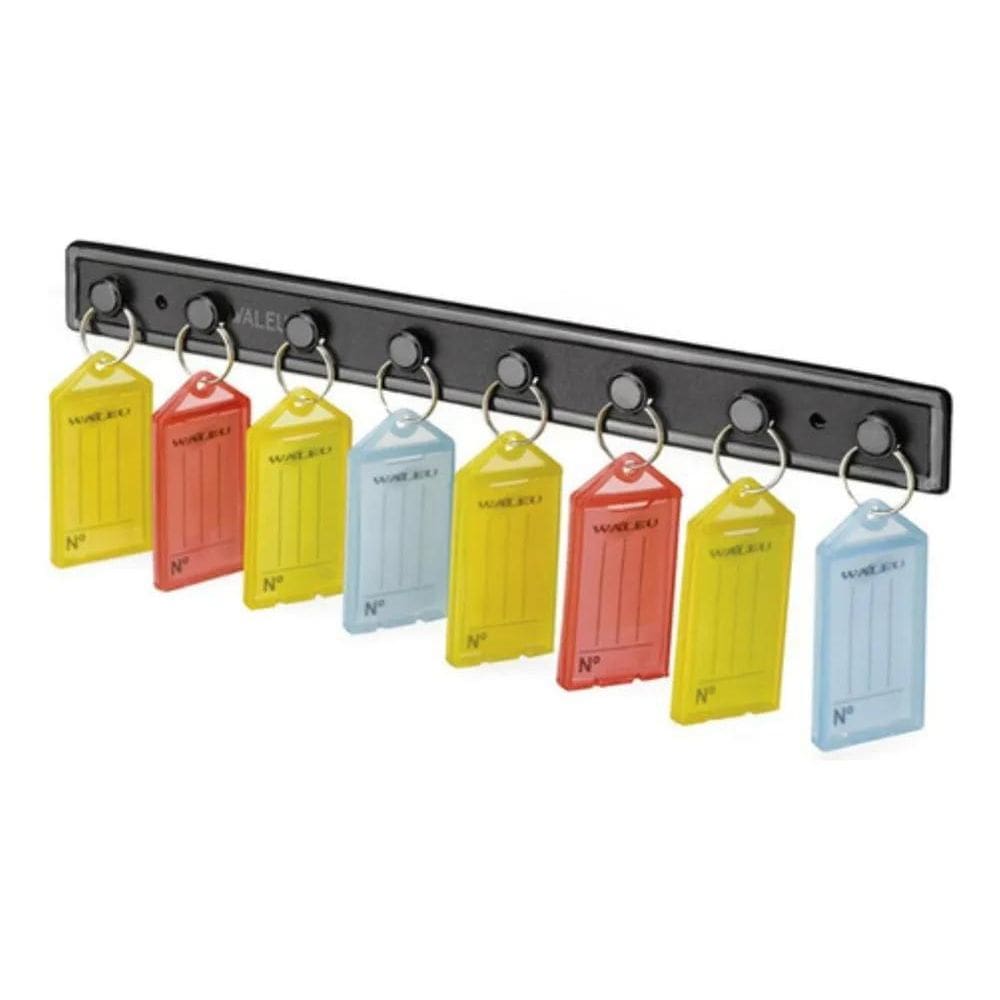 Suporte Organizador De Chaves Com 8 Chaveiros Cor C