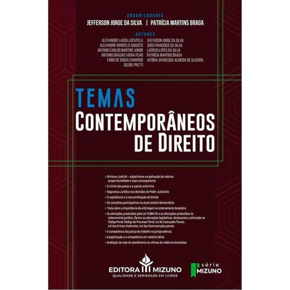 Temas Contemporâneos De Direito - 2025
