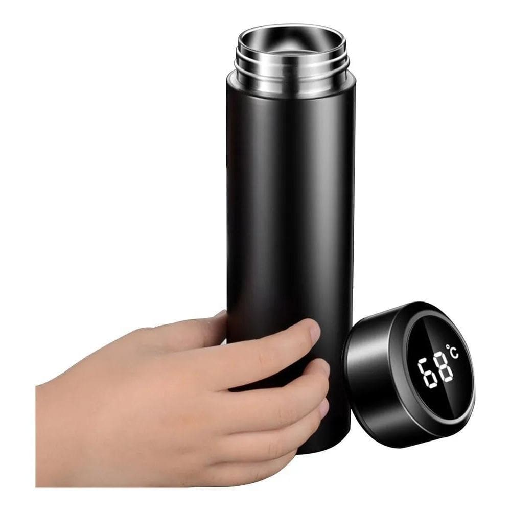 10X Garrafa Inteligente Térmica Visor Led Monitorar Tempera