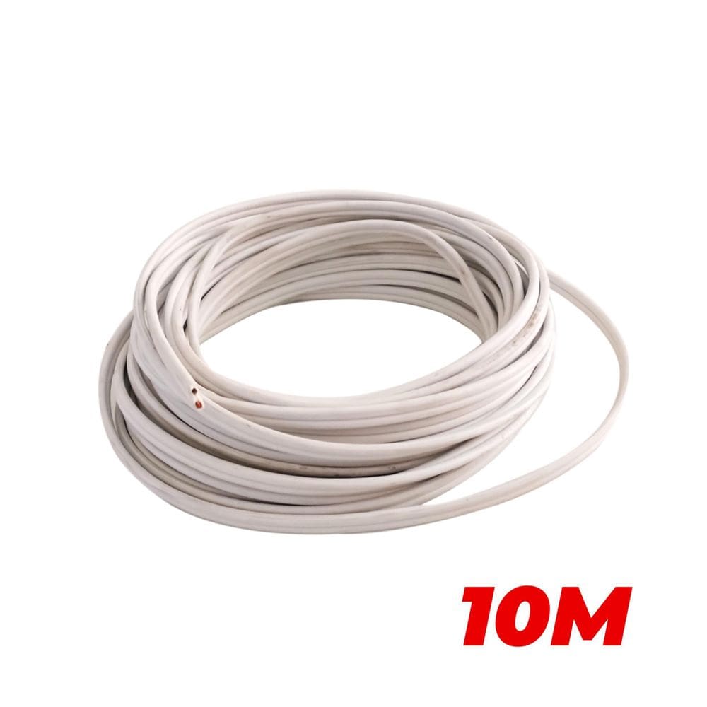 Fio Cabo Flexível Branco 2,5Mm / 10 Metros