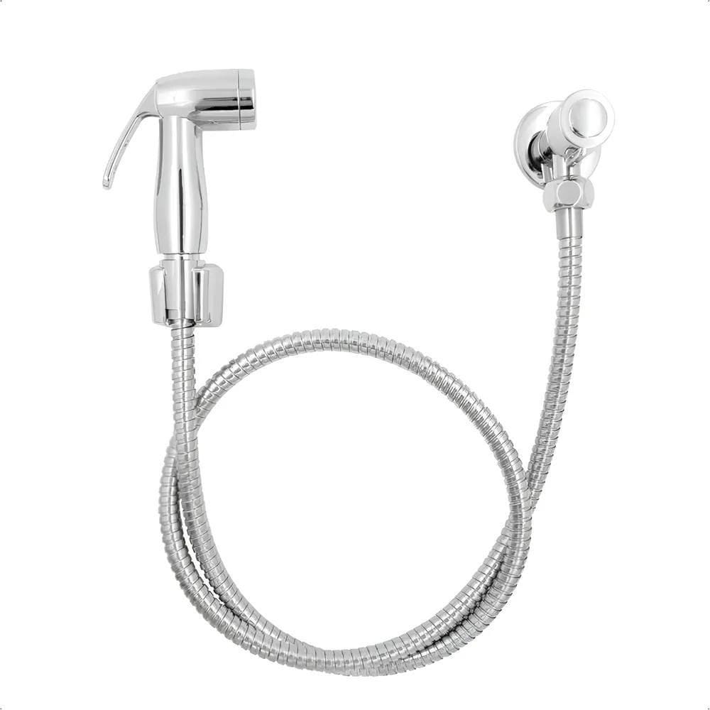 3X Ducha Higiênica Cromada Abs Acionamento 1/4 De Volta