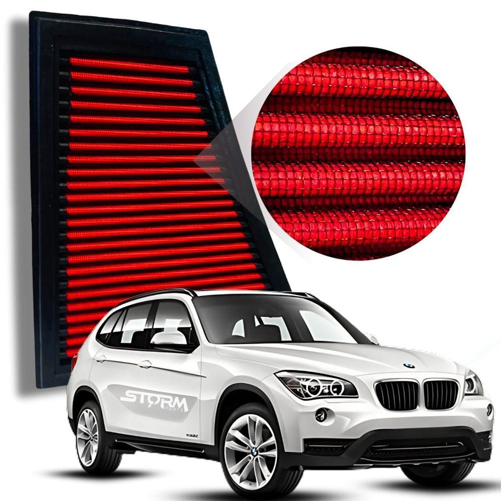 Filtro Ar Esportivo Bmw 528I 20I 2.0 Turbo 16V 2011 A 2017