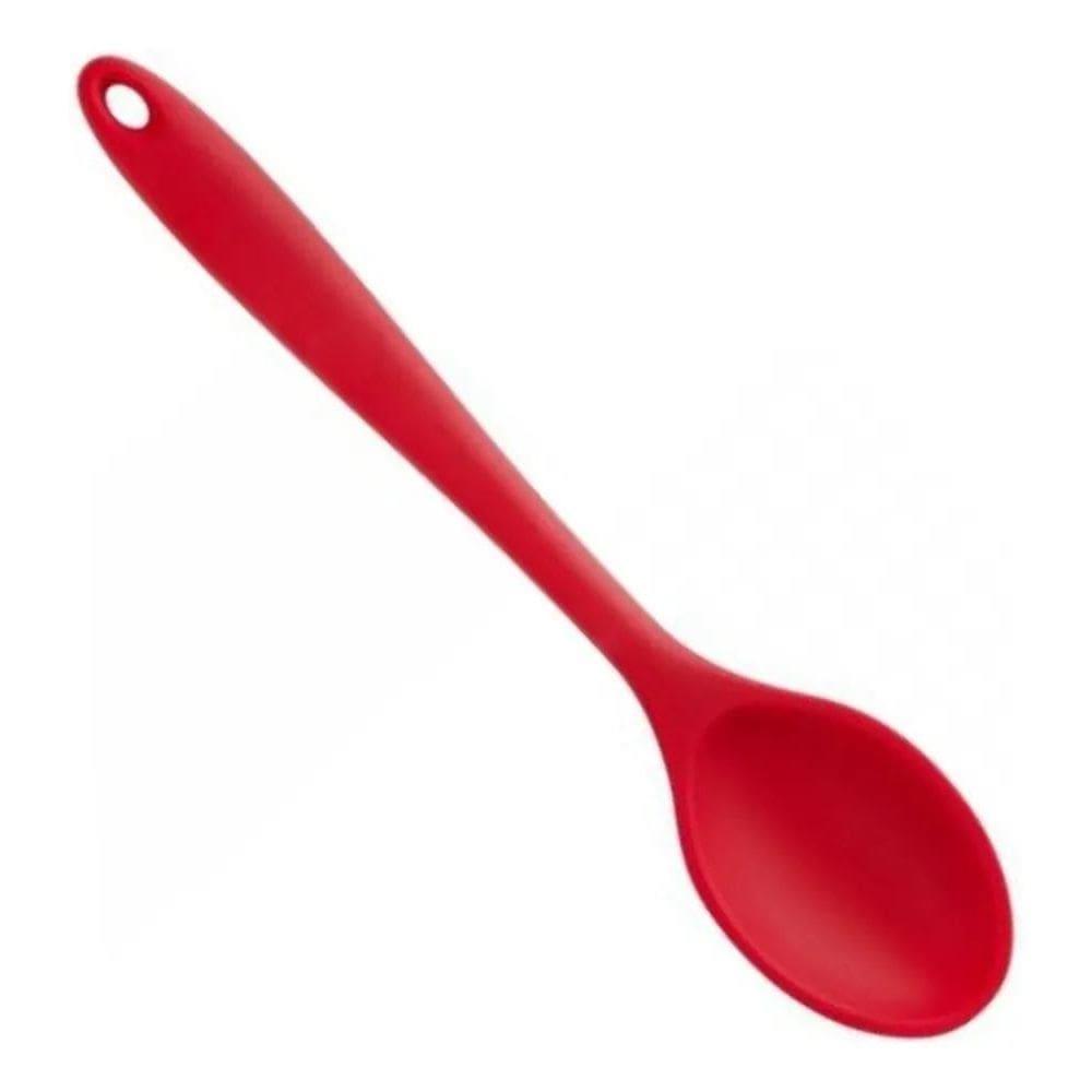 Colher Silicone Uso Geral Servir Arroz Sobremesa Carne Cabo