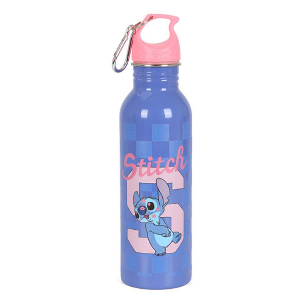 Garrafa Aço Inox 750Ml Alça De Mão  Stitch Disney