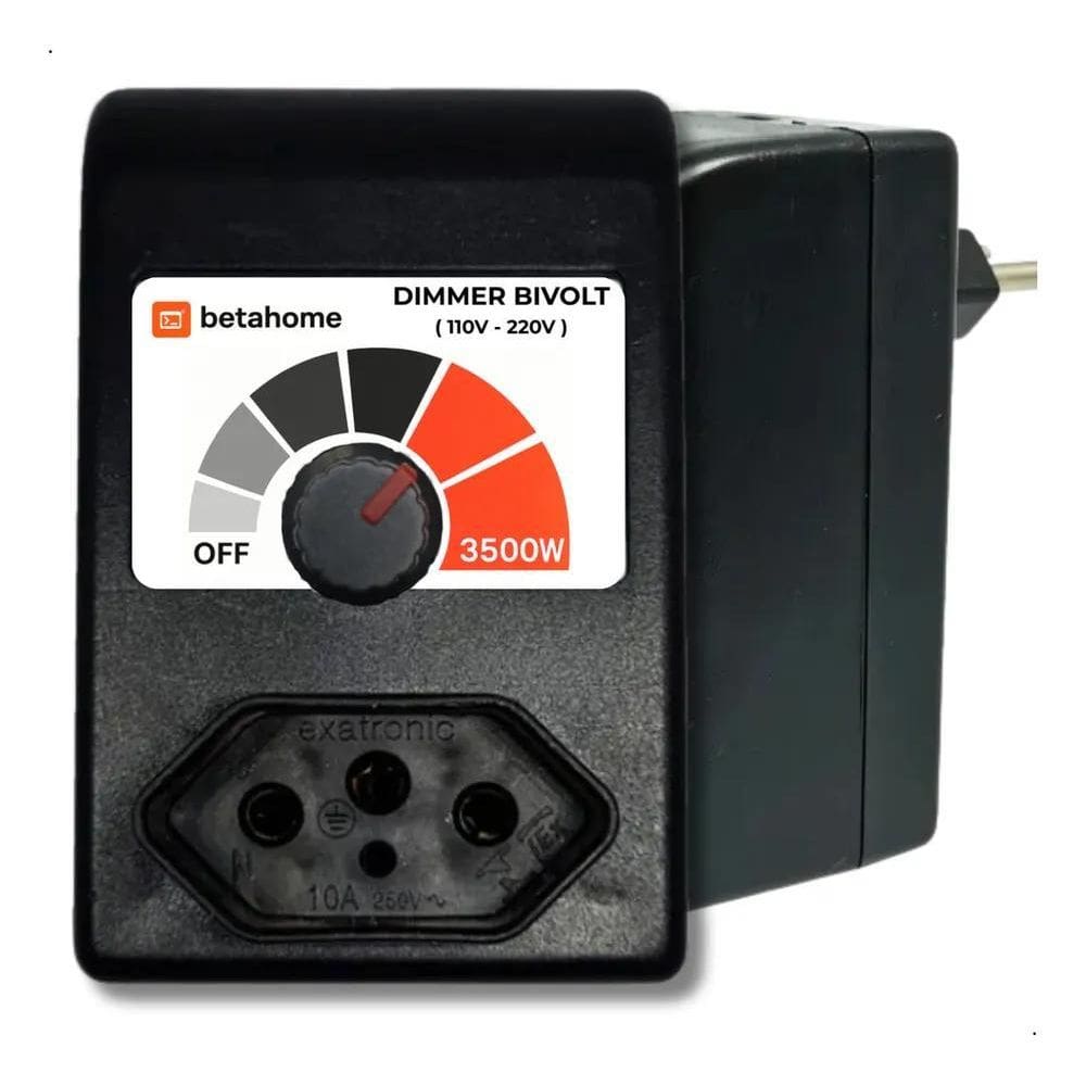 10X Controlador Eletrônico Dimmer 3500W Bivolt Regulador C/
