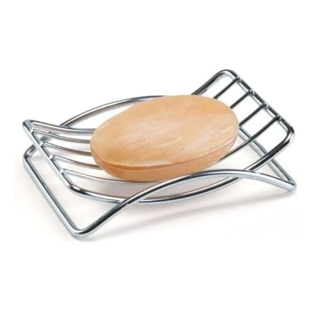 Saboneteira Aço Aramado Fácil Escoamento Box Banheiro Luxo C