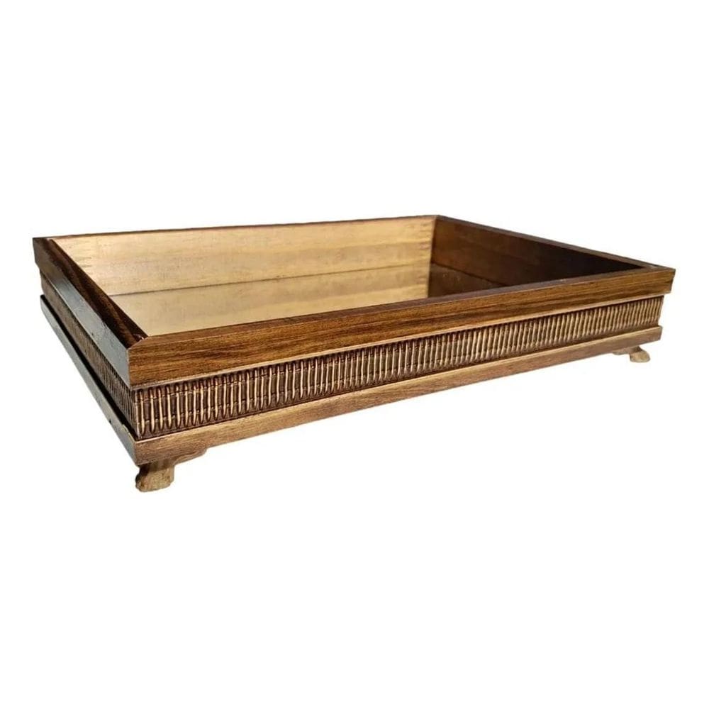 10X Bandeja Espelhada Decorativa Luxo Bar Taças Café Aparad