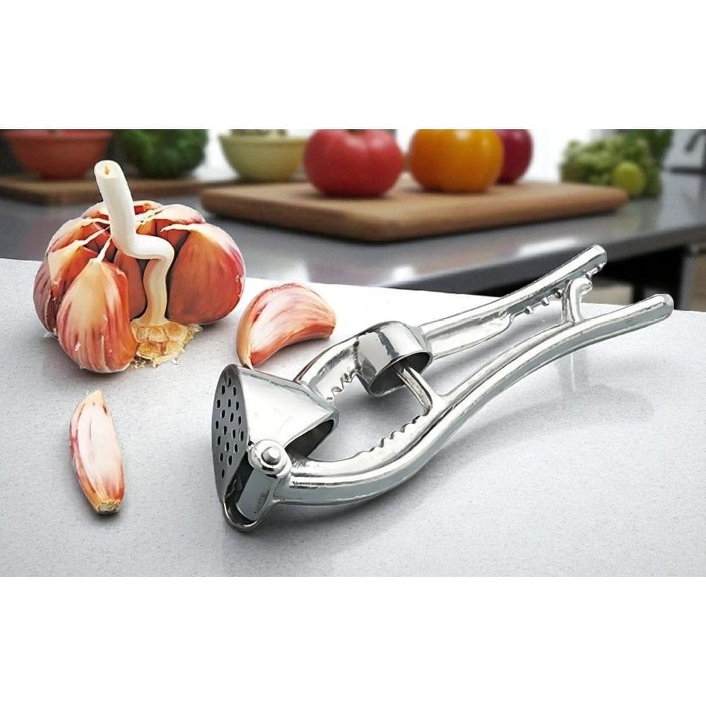 Kit Espremedor De Alho E Nhoqueira Alumínio Reforçado