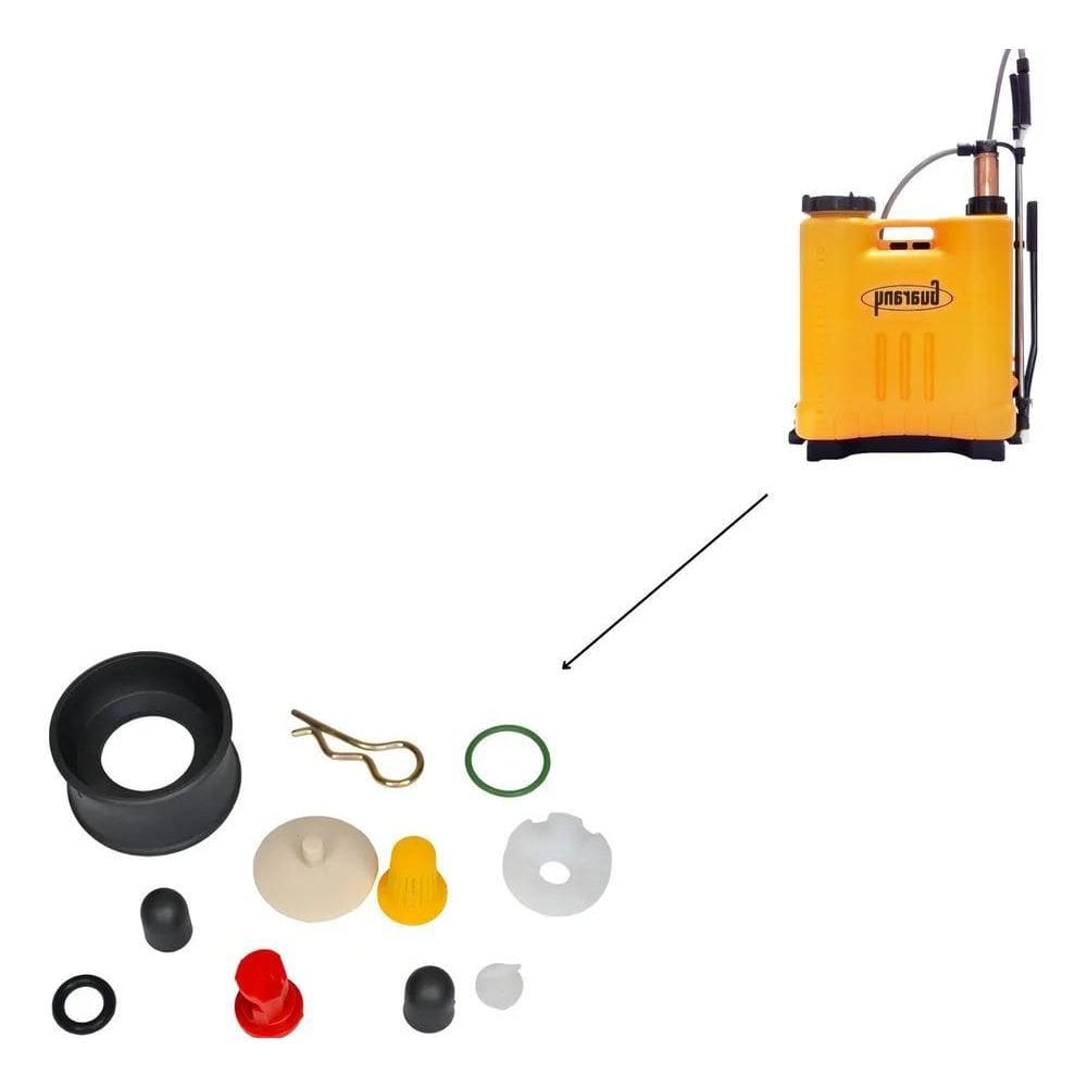 2X Kit Reparo Pulverizador Guarany Sp 16/20 L Pistão Metálic