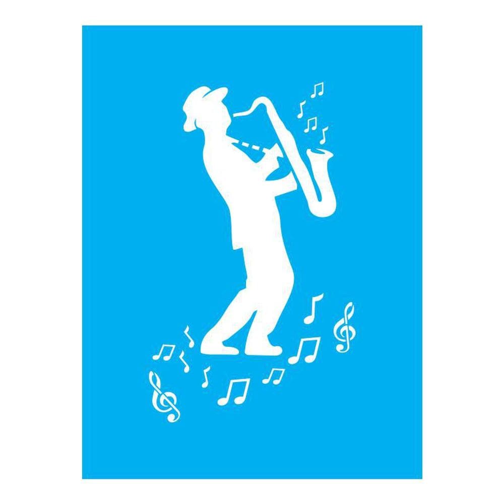 Stencil Tamako Música - 15X20Cm - Ref A2567