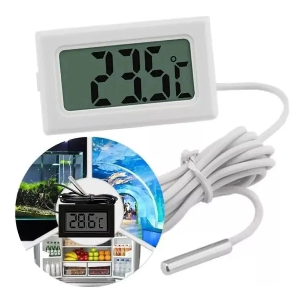 Termômetro Digital Freezer Geladeira Aquário Chocadeira C