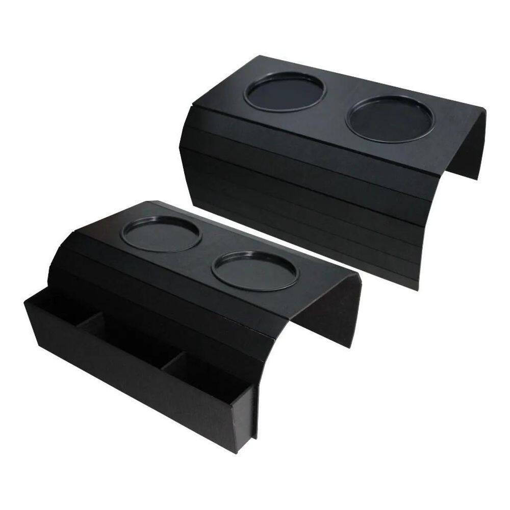Bandejas De Sofá Kit 2 Unidades Porta Controle + Porta Copos