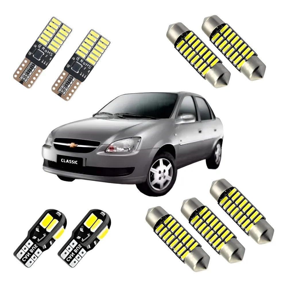 Kit Lampadas Led Premium Corsa Classic Sedan 2011 À 2016 Br