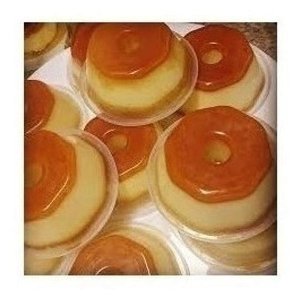 Forma Mini Pudim C/Tampa Forneável 500 Ml C/60 Unidades