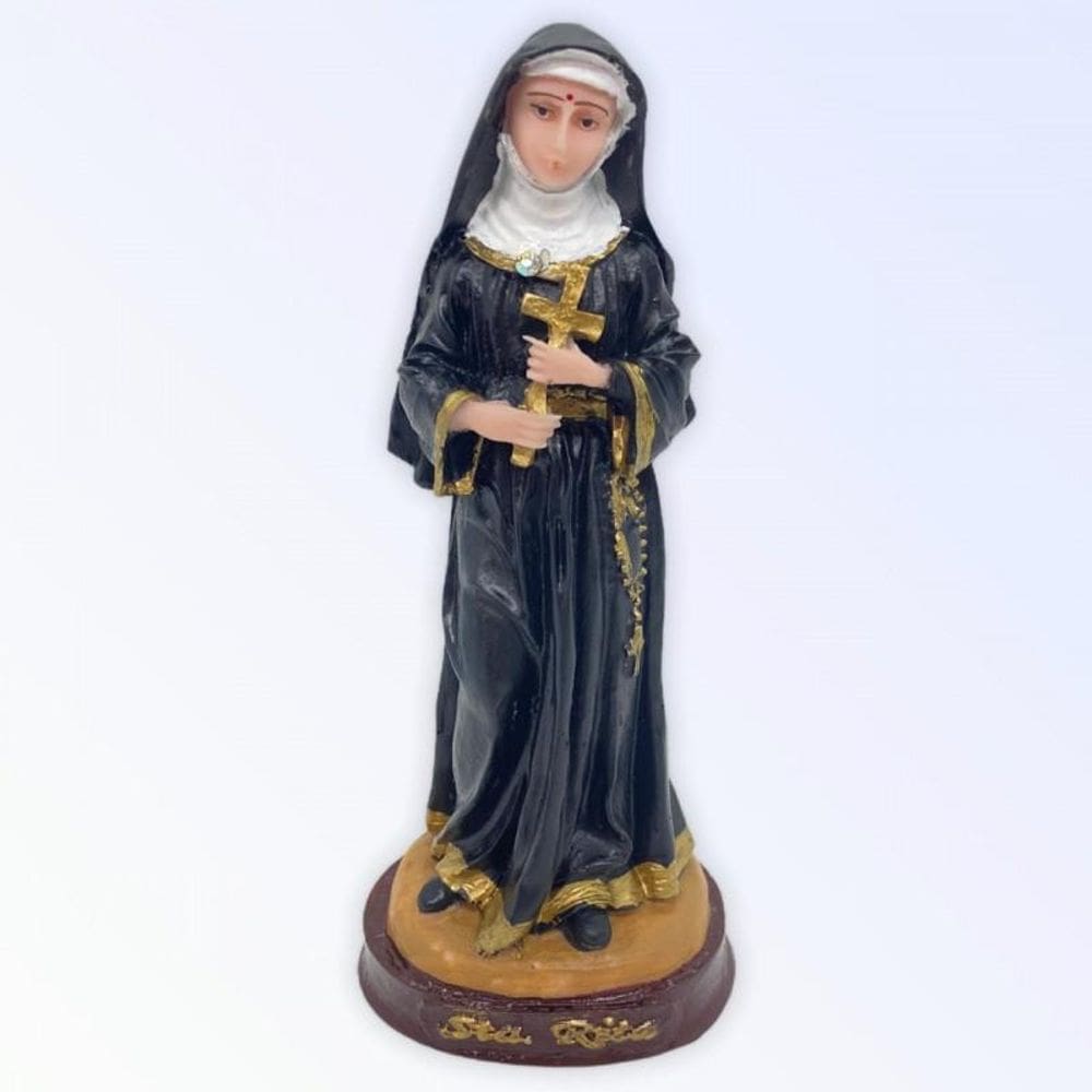 Escolha Sua Imagem Santa Católica Em Resina Tamanho Médio