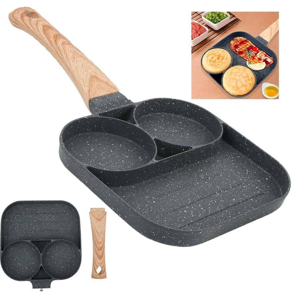 Frigideira Antiaderente Para Ovos Carne Hambúrguer