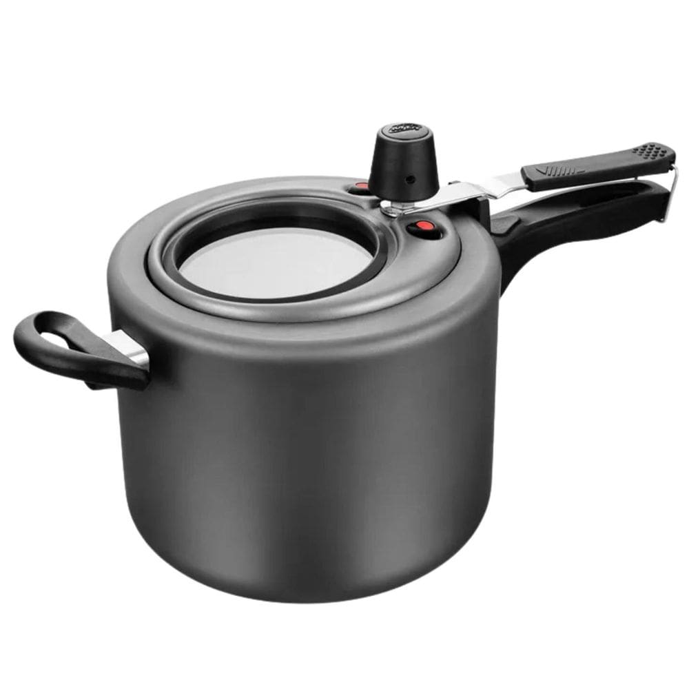 Panela De Pressão Antiaderente Visor Grande Na Tampa 4,5L