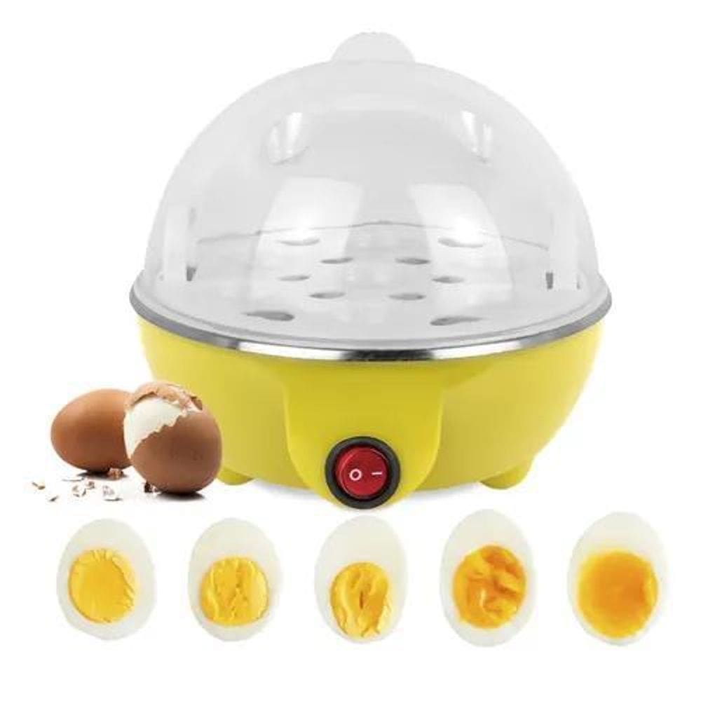 Cozedor De Ovos Elétrico Vapor Egg Cooker 110V Amarelo