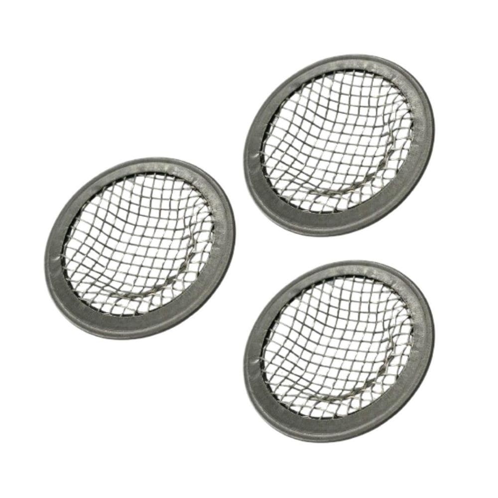 Kit 3 Mini Ralo De Pia Lavatório Japonês I Em Aço Inox 4,5Cm