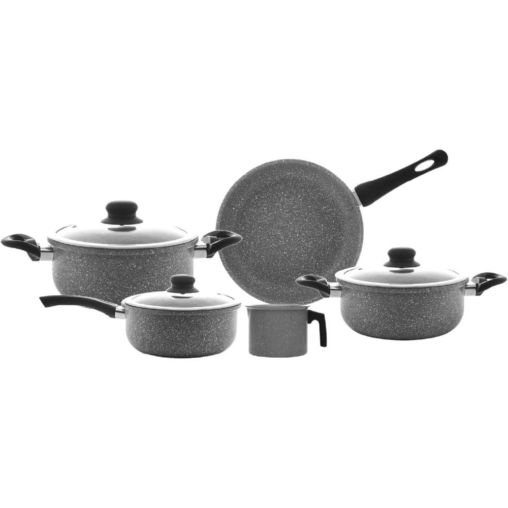Jogo Panelas 5 Peças Fogão Indução Antiaderente Cerâmico