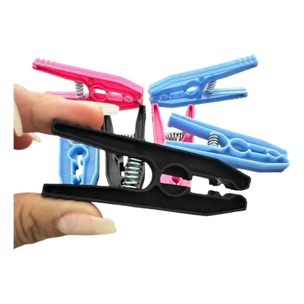 60 Prendedores Plástico Para Roupa Varal Pregador Reforçado