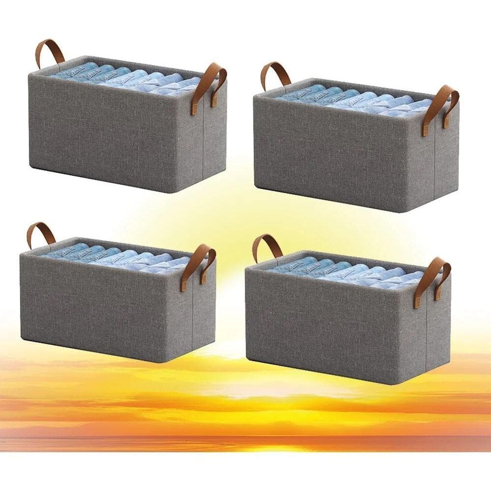 2X 4 Caixas De Gaveta Organizadores De Roupa Intimacaixa Org