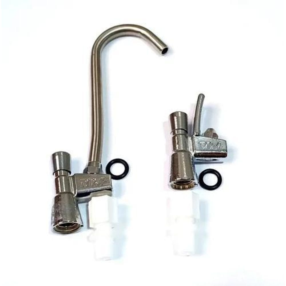 2X Kit Torneira Válvula Jato E Copo Para Bebedouro Ibbl