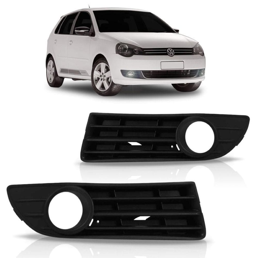 Grade Moldura Farol Milha Polo 2007 2008 2009 2010 2011 Ld