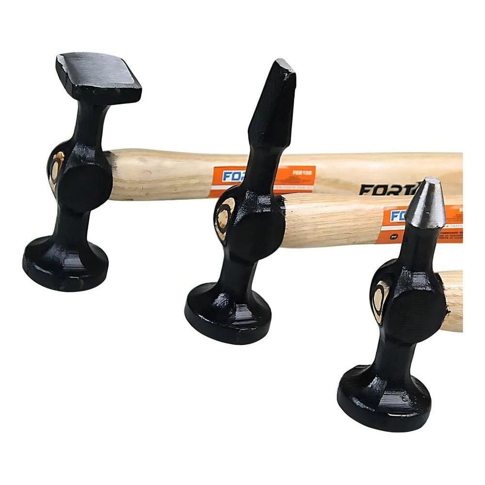 Jogo De Martelo E Tasso Em Aço Com 7 Peças Fortgpro-Fg8190