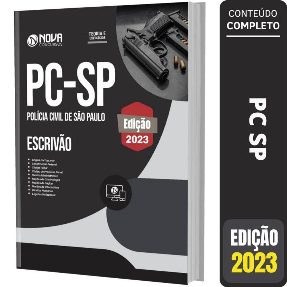 Apostila Escrivão De Polícia Pc Sp Polícia Civil Pc Sp