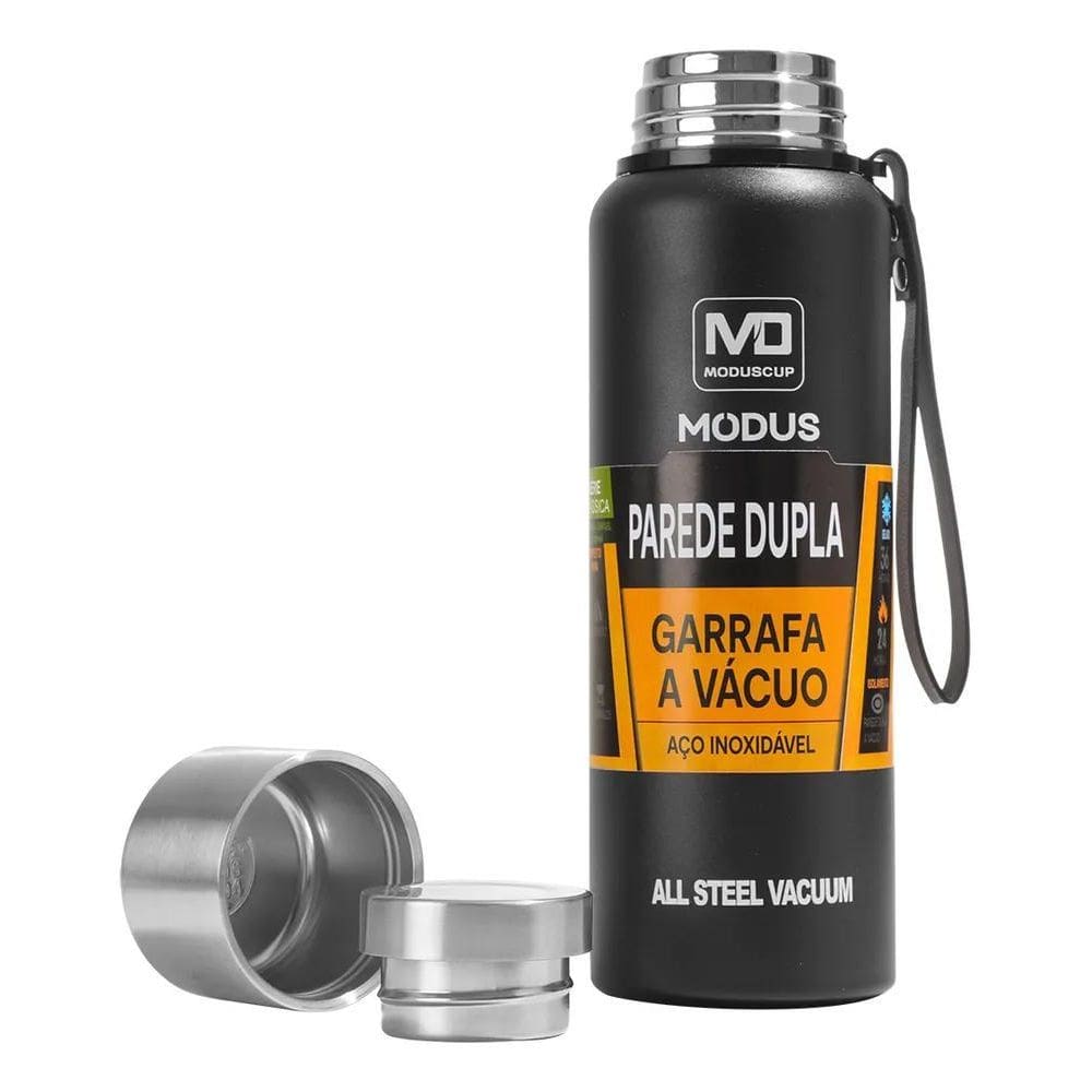 Modus Garrafa Térmica Inox Portátil Copo Com Bolsa 1500Ml