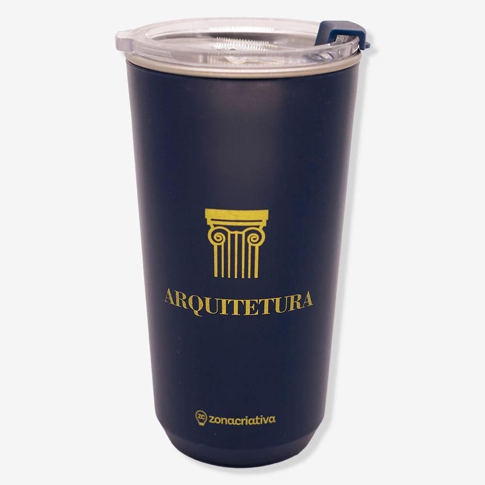 Copo Sky Profissões Arquitetura Azul - Zonacriativa