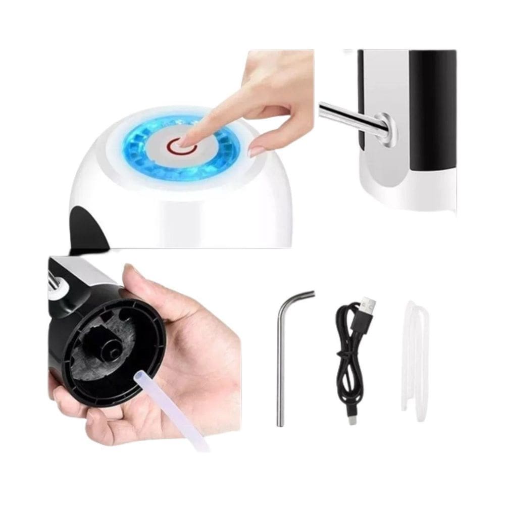 Bomba Usb Para Bebedouro Recarregável 10 Litros