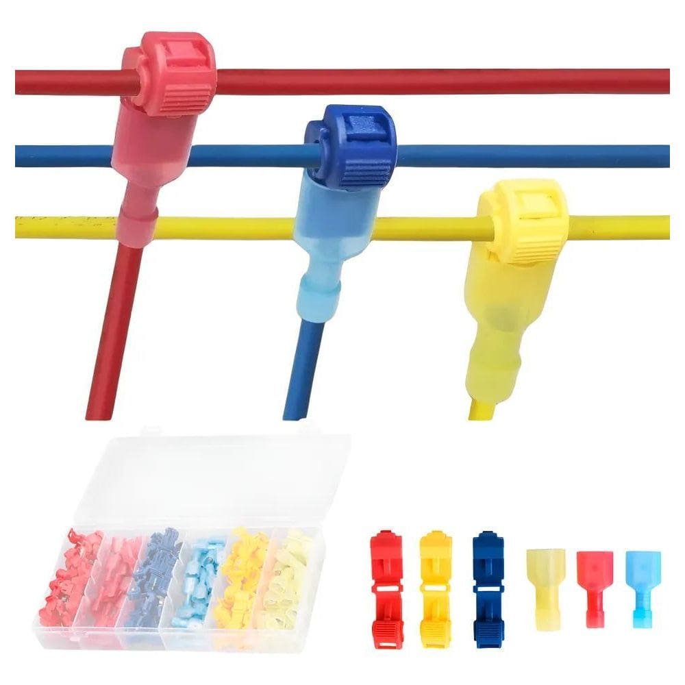 Conector De Derivação Emenda Para Fios Tipo T 120 Peças