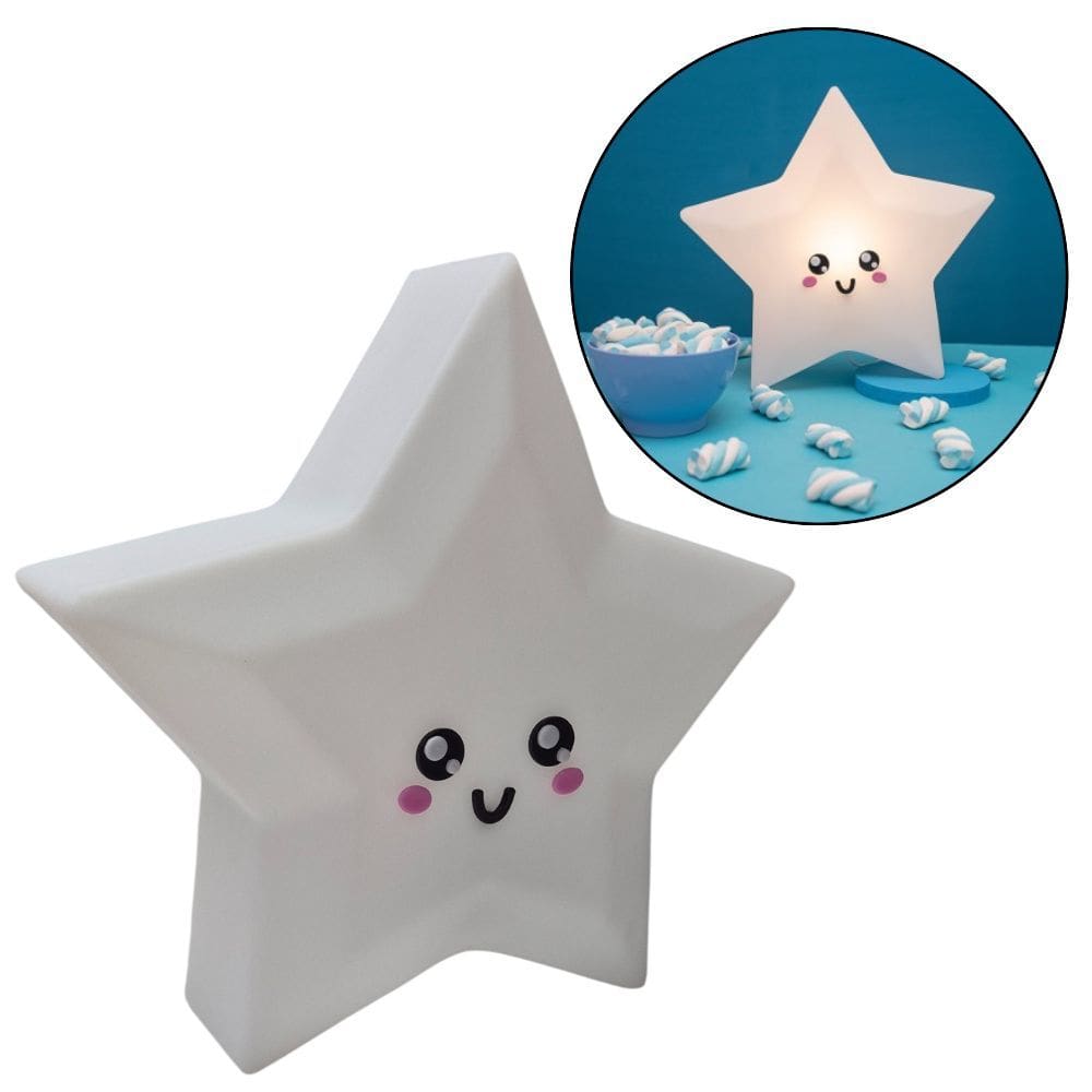 Luminária de Mesa Kawaii Estrela: Decoração Moderna e Fofa