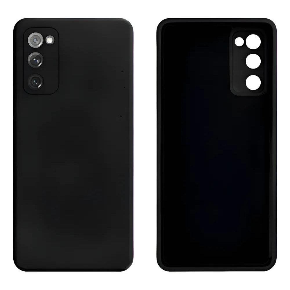 Capa Silicone Aveludada Para Galaxy S20 Fe / S20Fe Cor Preto