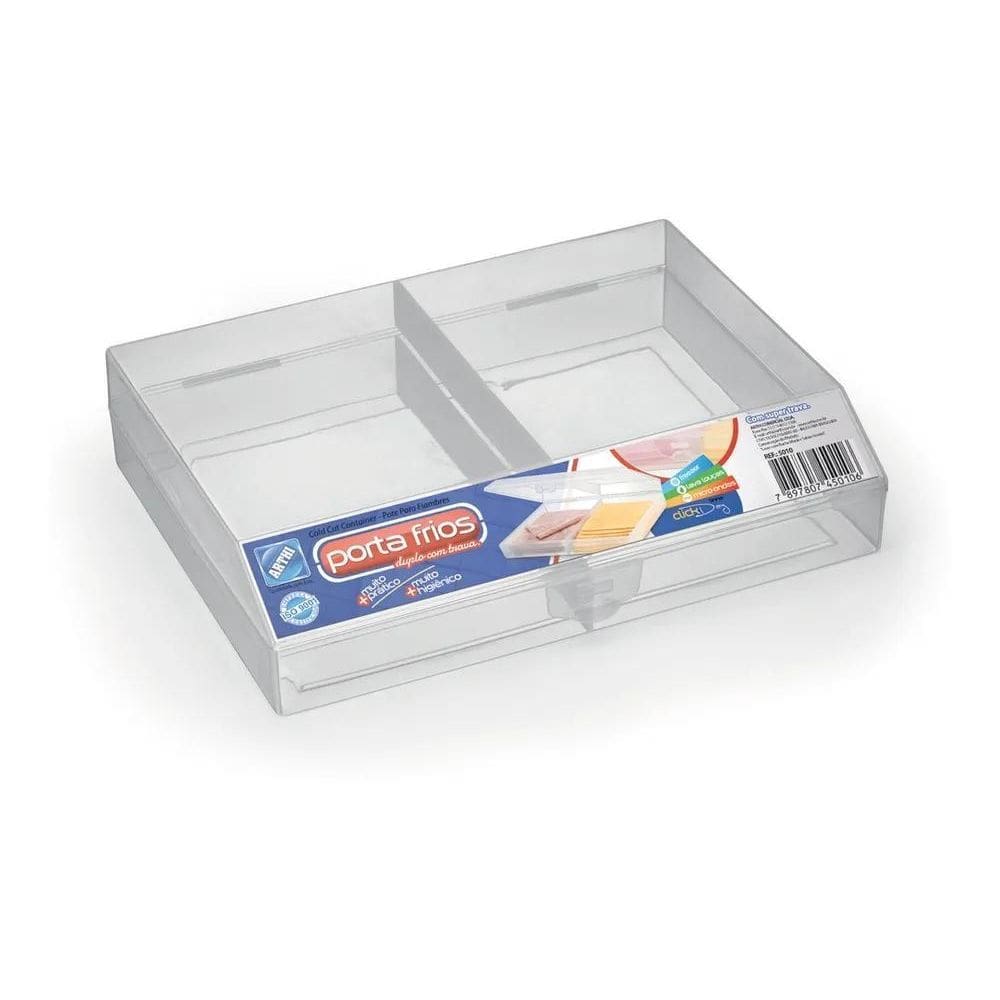 2X Porta Frios Duplo Geladeira Divisórias Conserva Alimentos