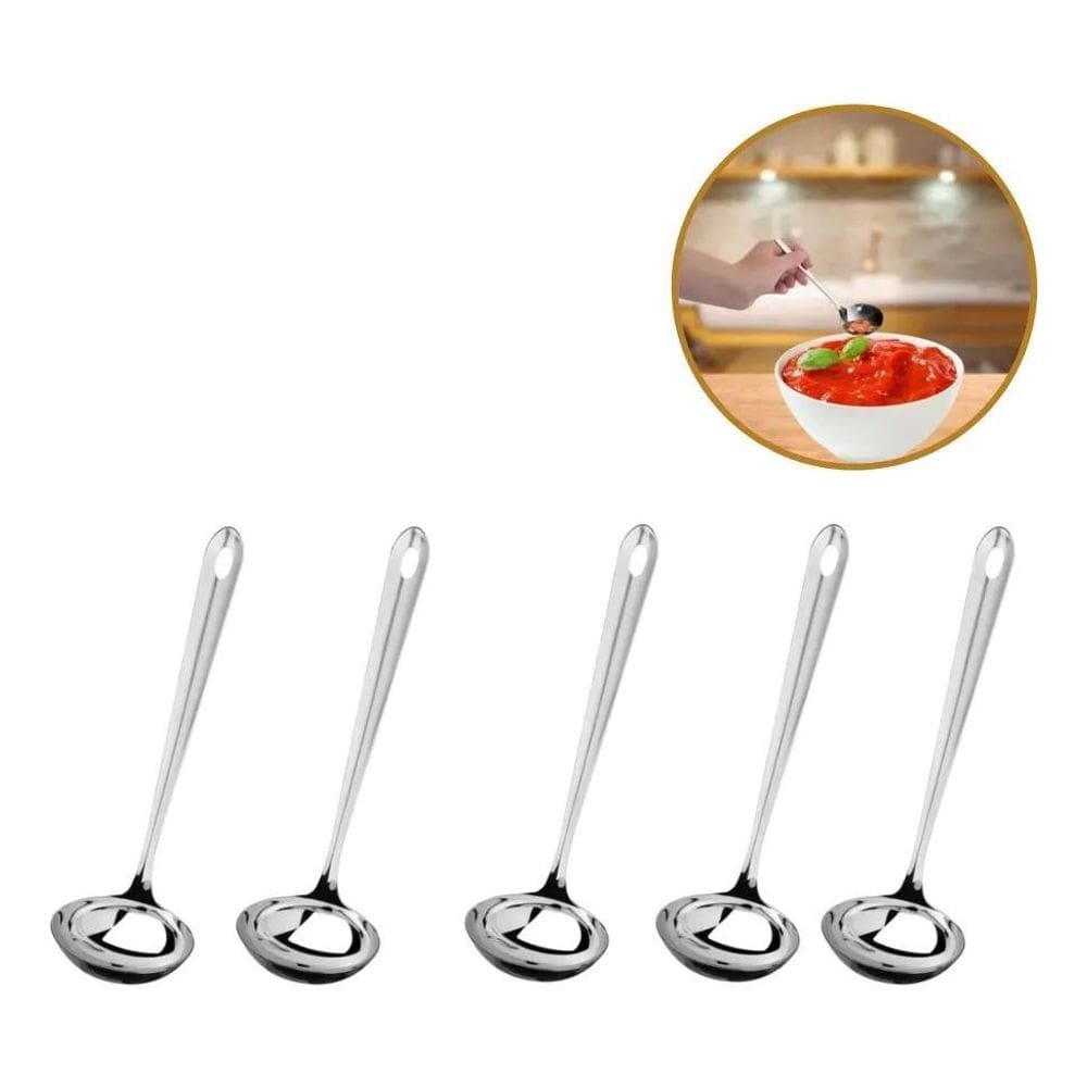 Kit 5 Mini Concha 16Cm Para Servir Molho Calda Farofa