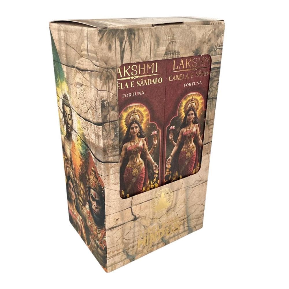 Incenso Linha Egípcia E Hindus 0% Carvão 12Cx C/10Var