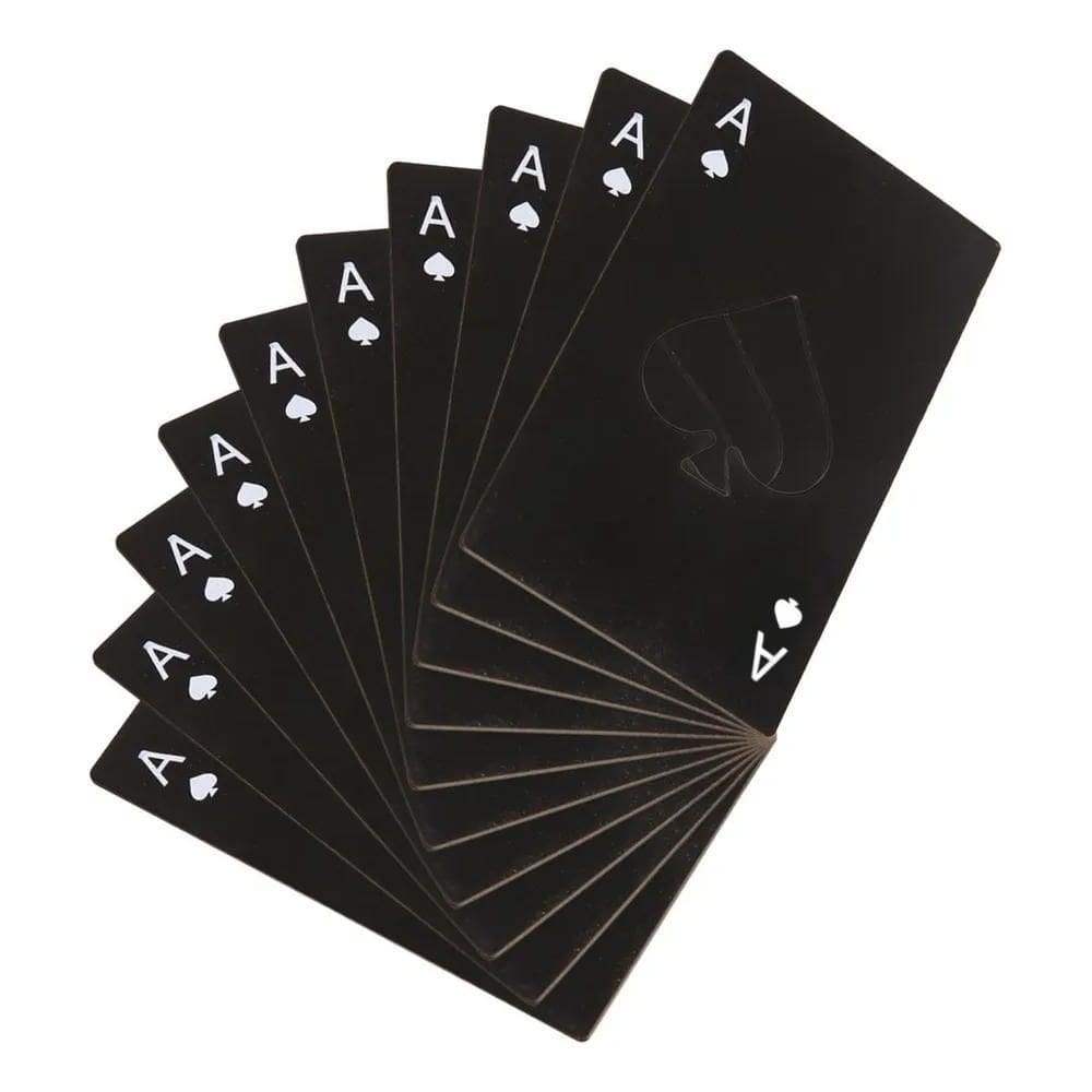 10X Kit 10 Abridor Garrafa Cerveja Carta Baralho As Espadas