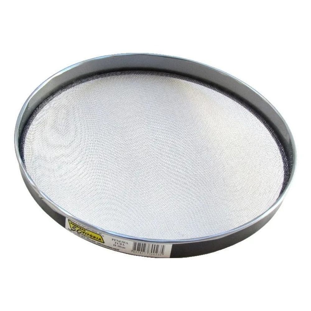 3X Peneira De Fuba Tela Fina 30Cm Aro E Tela De Aco Ref.23