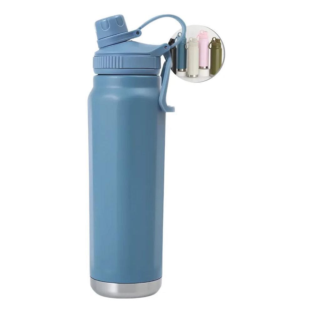 Garrafa Térmica De Água Inox Quente Ou Frio Squeeze 800Ml