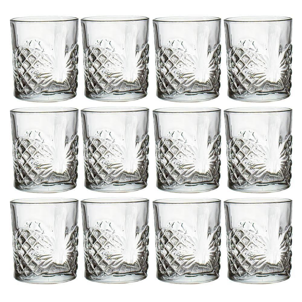 Copos De Vidro De Whisky Rozana Transparente 310Ml 12 Peças