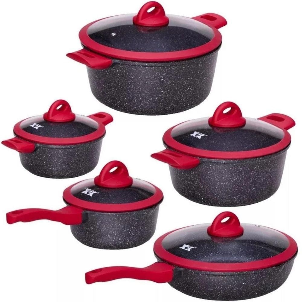 Conjunto Panelas Alta Qualidade Cores Presente