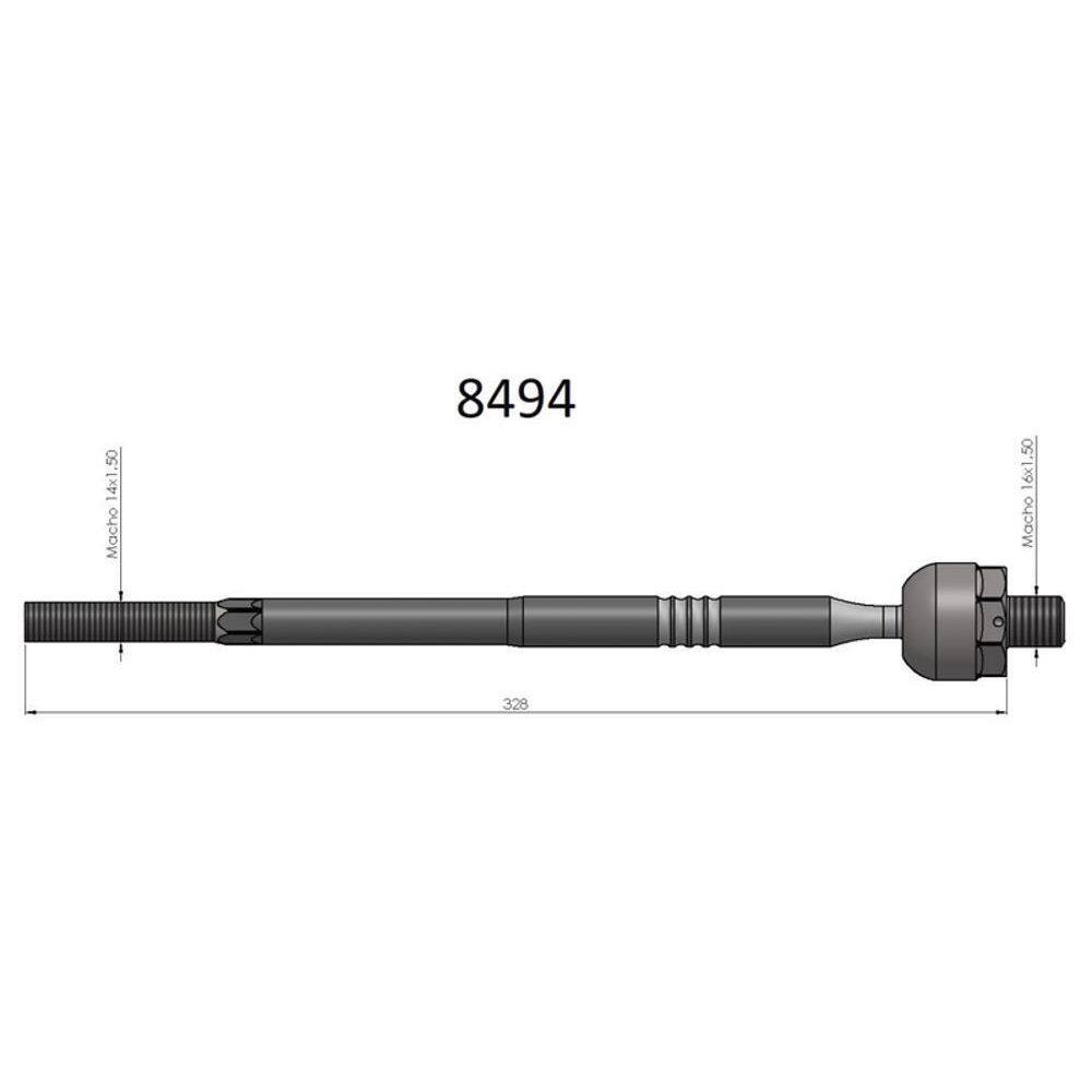 Barra Axial Cobalt Onix Spin Sonic Fortec